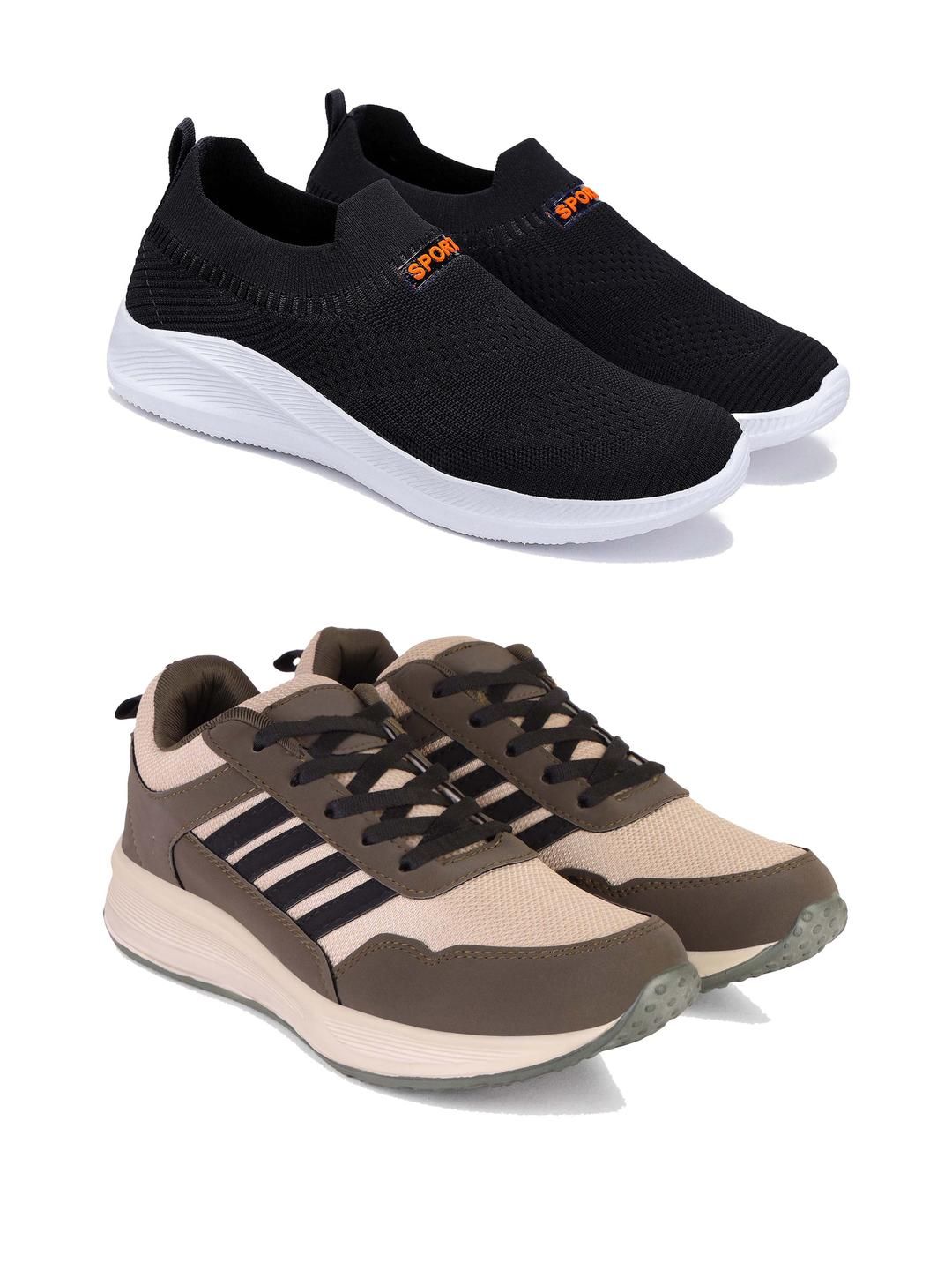 DRACKFOOT Men Non-Marking Running Sports Shoes