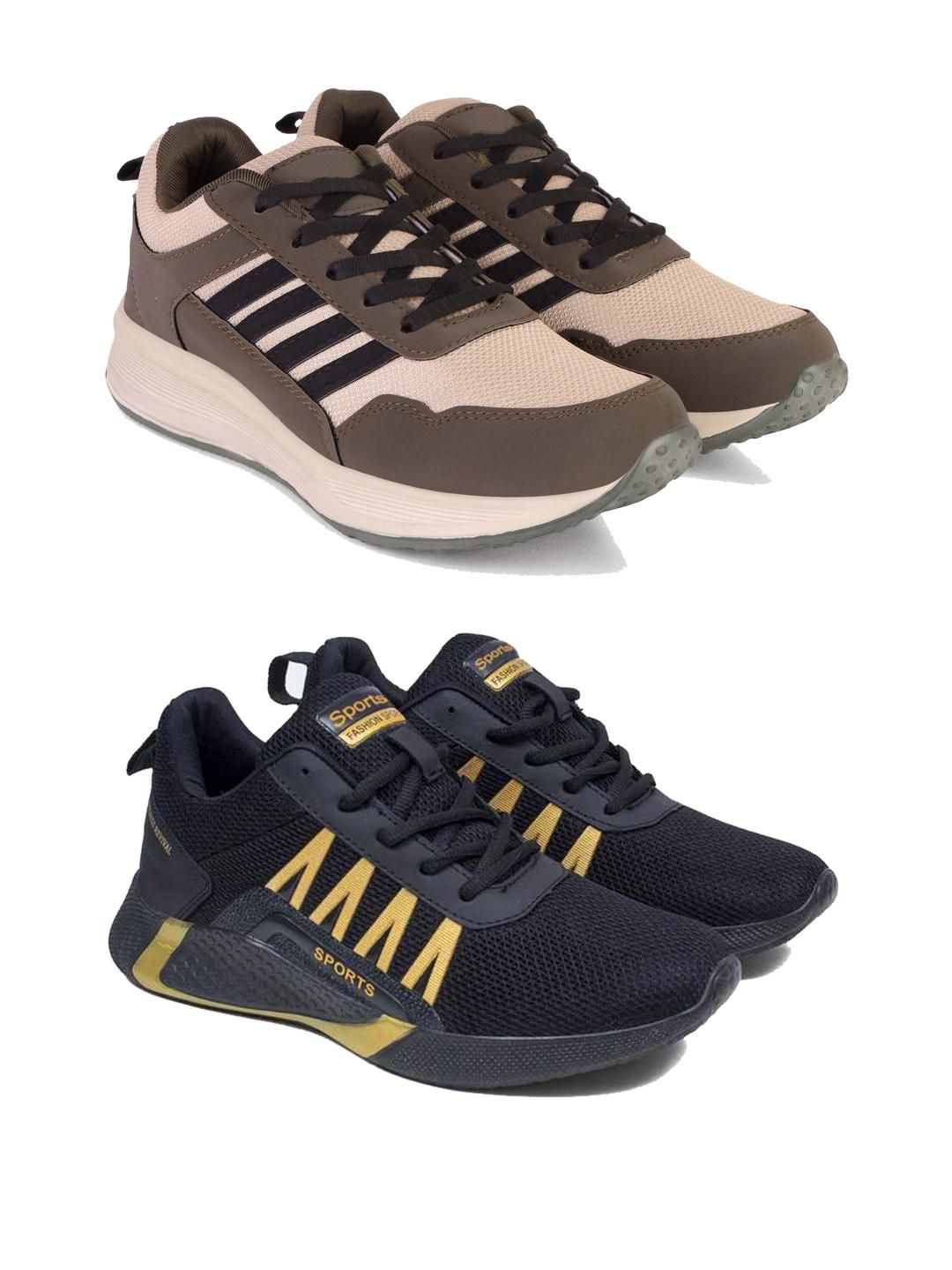 DRACKFOOT Men Non-Marking Running Sports Shoes