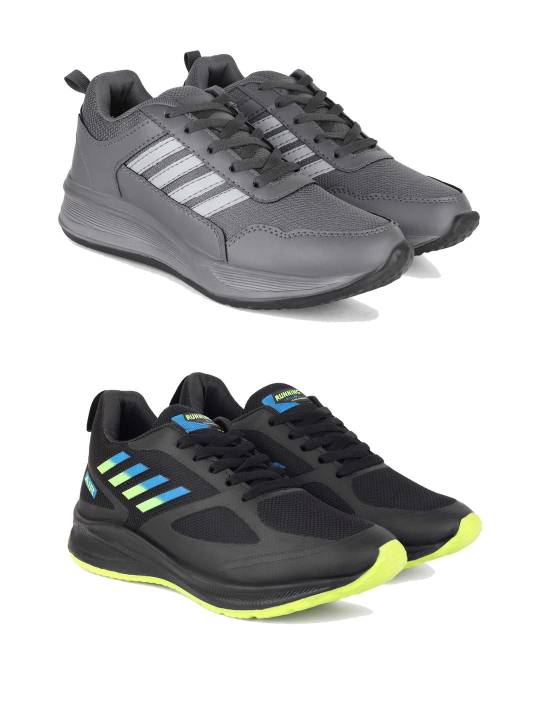 PENNEN DRACKFOOT Pack Of 2 Men Non-Marking Running Shoes