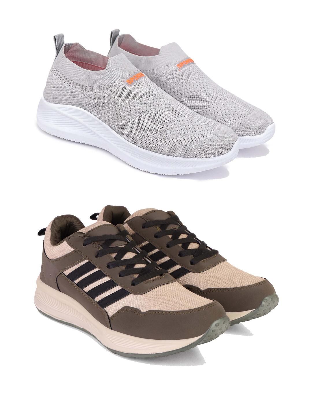 DRACKFOOT Pair of 2 Men Running Shoes