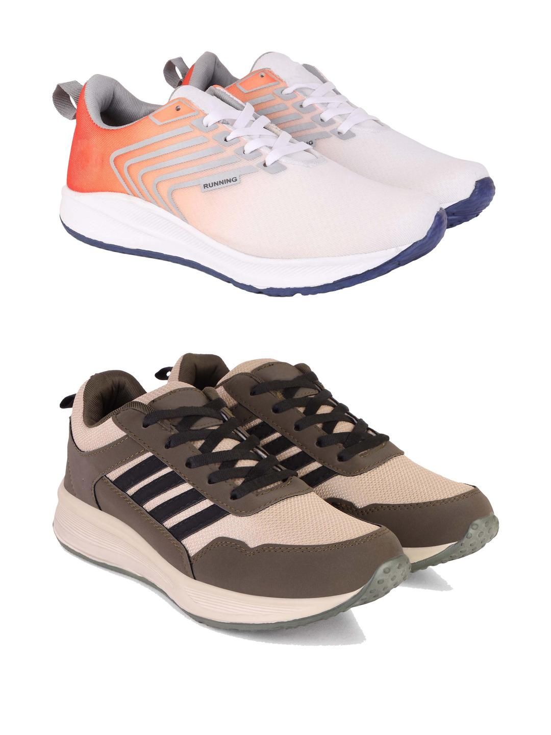 DRACKFOOT Men Non-Marking Running Sports Shoes