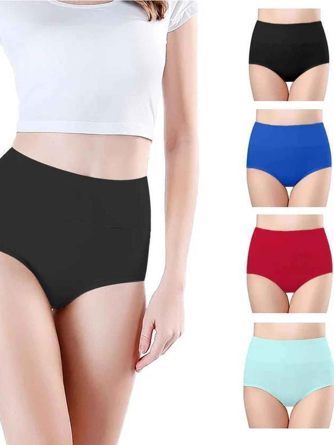 ORLIZEA Women Pack of 4 Hipster Multicolor Panty