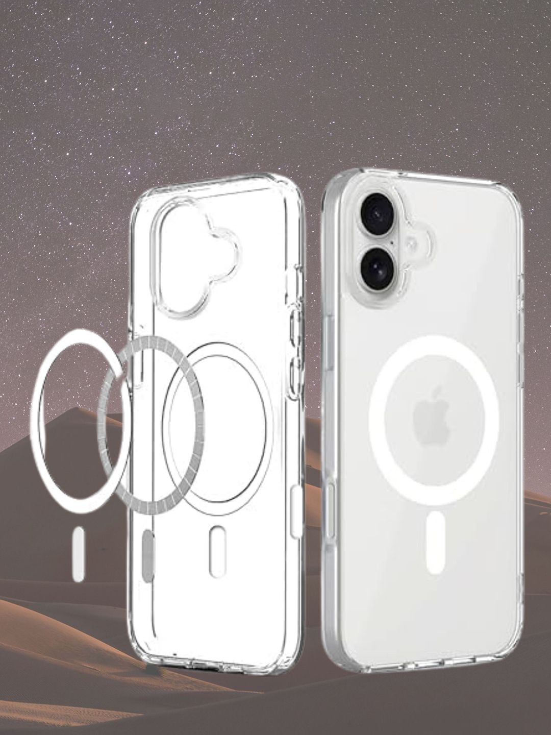 INNOPACE Solid Printed iPhone 16 Plus Back Case Mobile Accessories