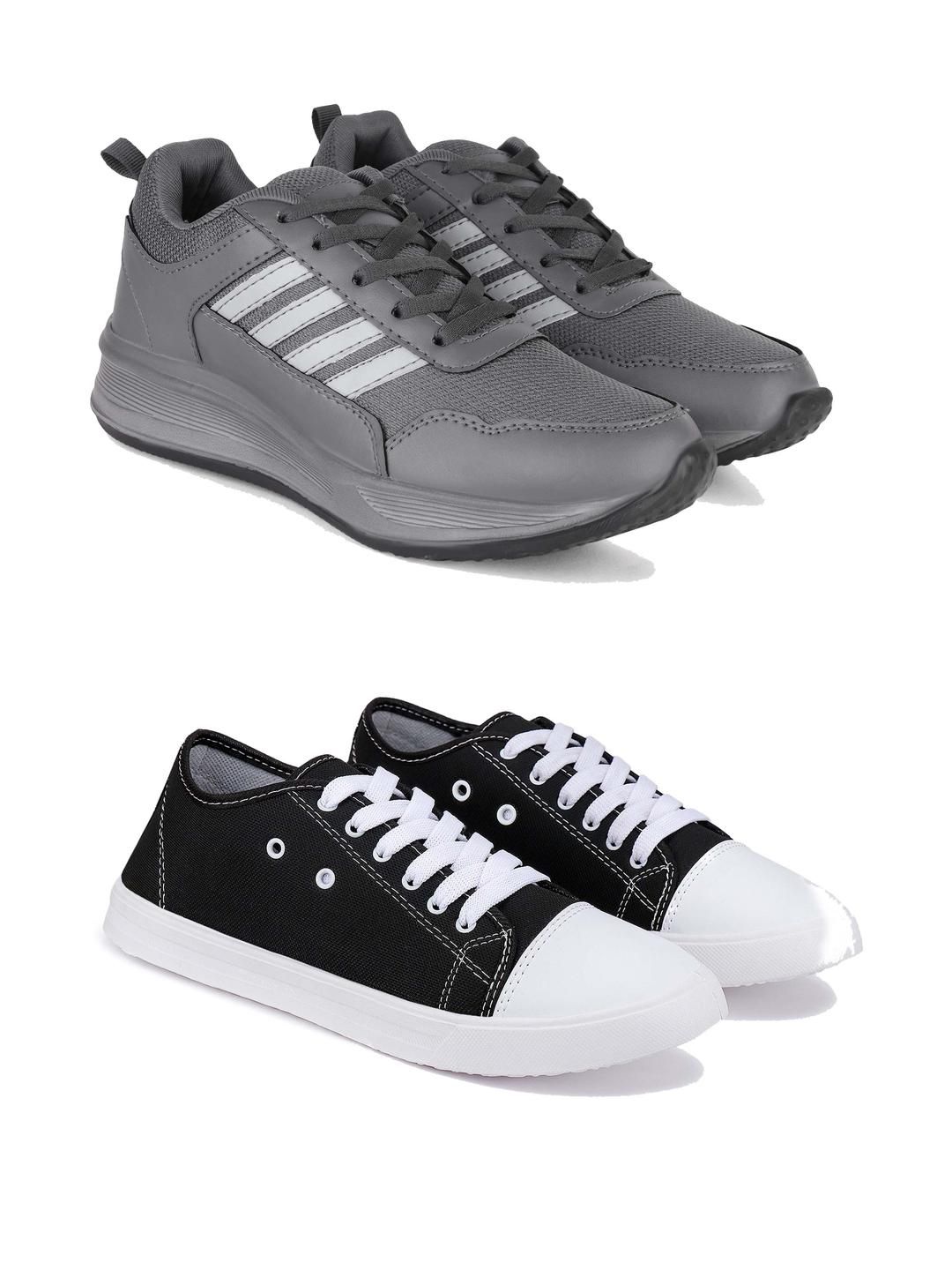 PENNEN Men Pair Of 2 Running Non-Marking Shoes