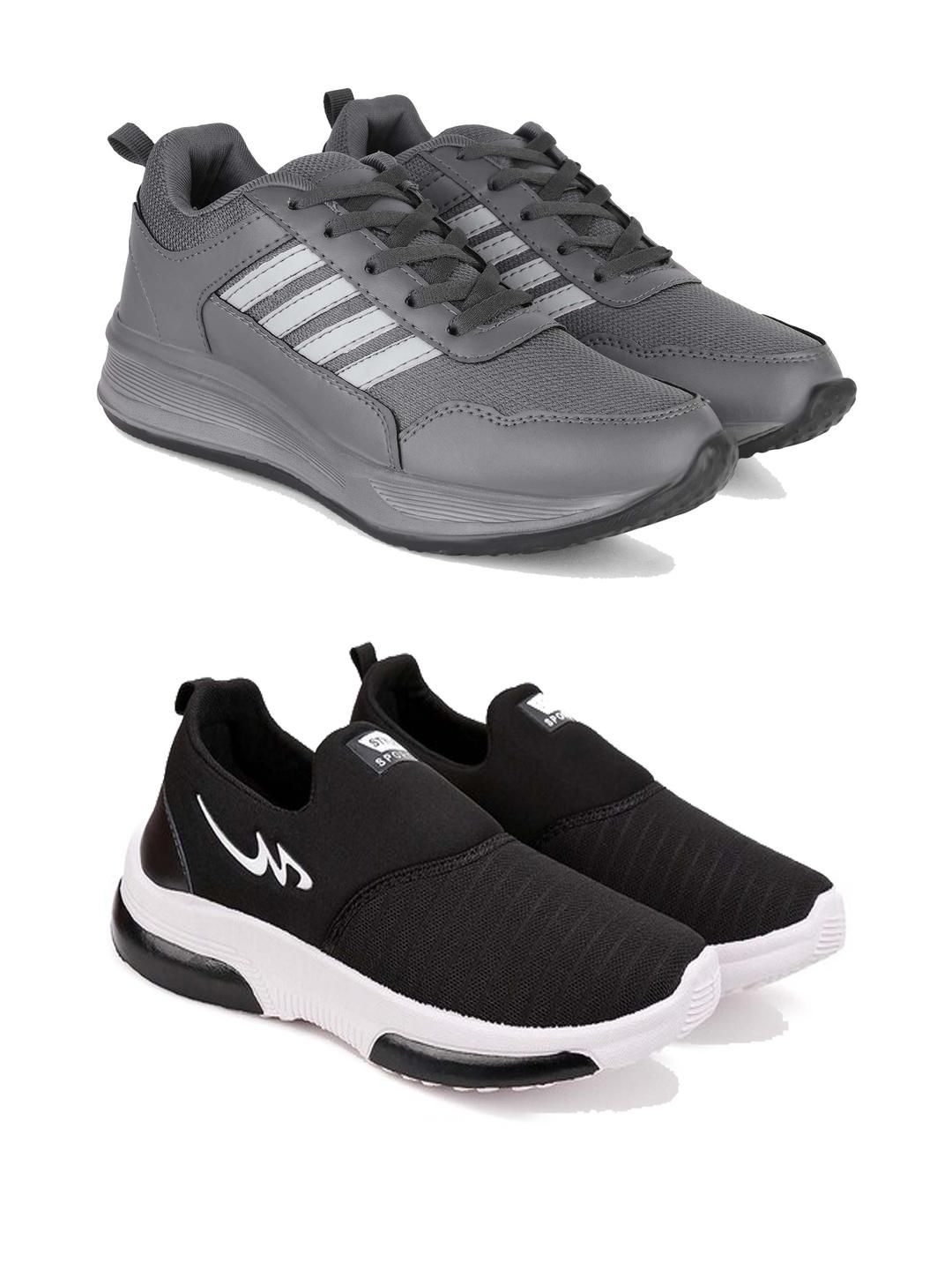 DRACKFOOT Men Non-Marking Running Sports Shoes