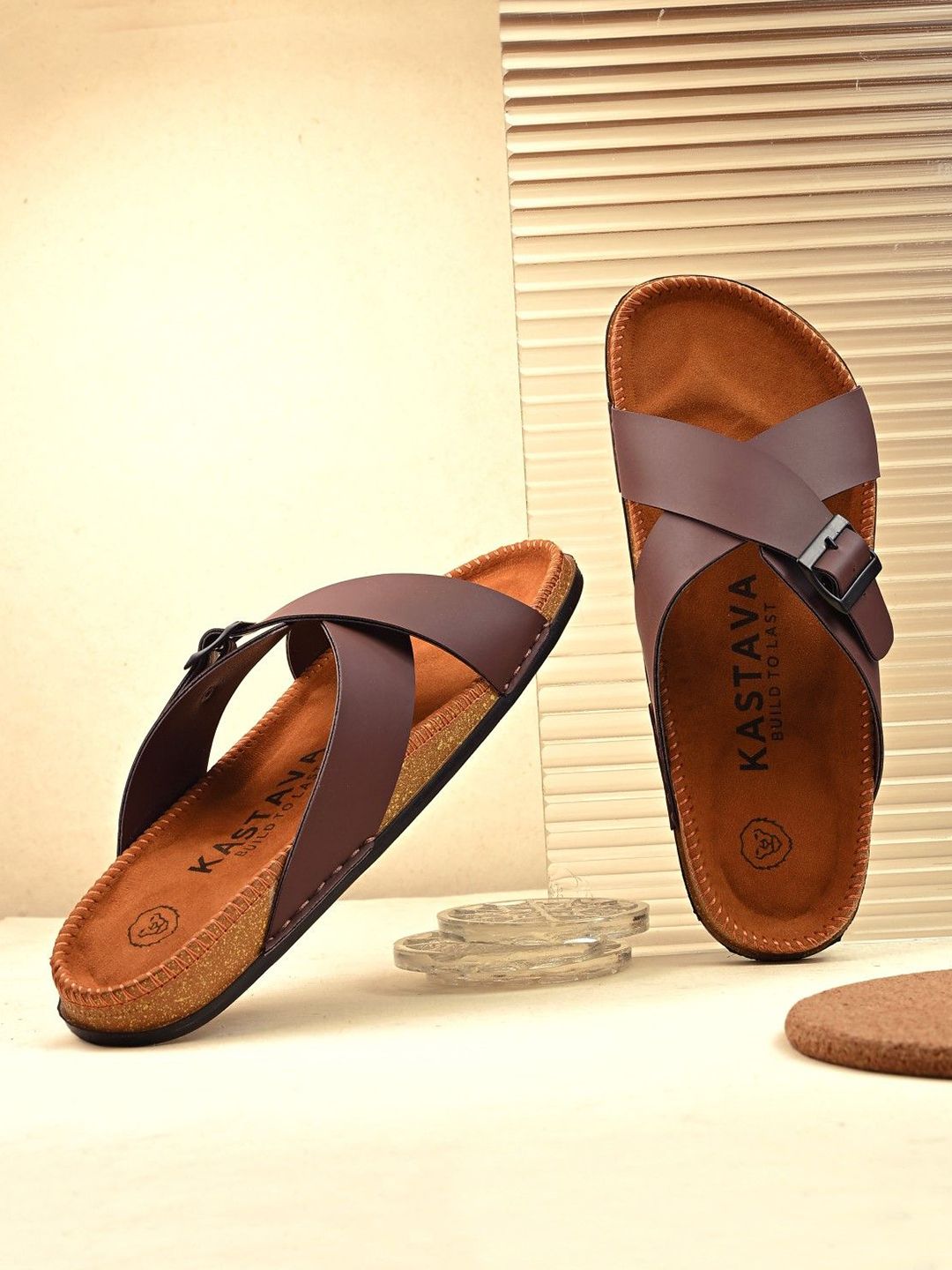 KASTAVA Men Comfort Sandals