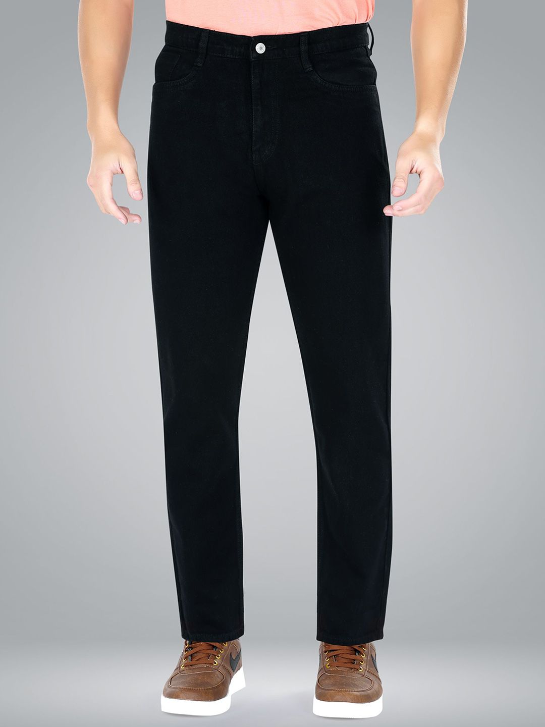 me Queen Men Straight Fit Mid-Rise Cotton Jeans