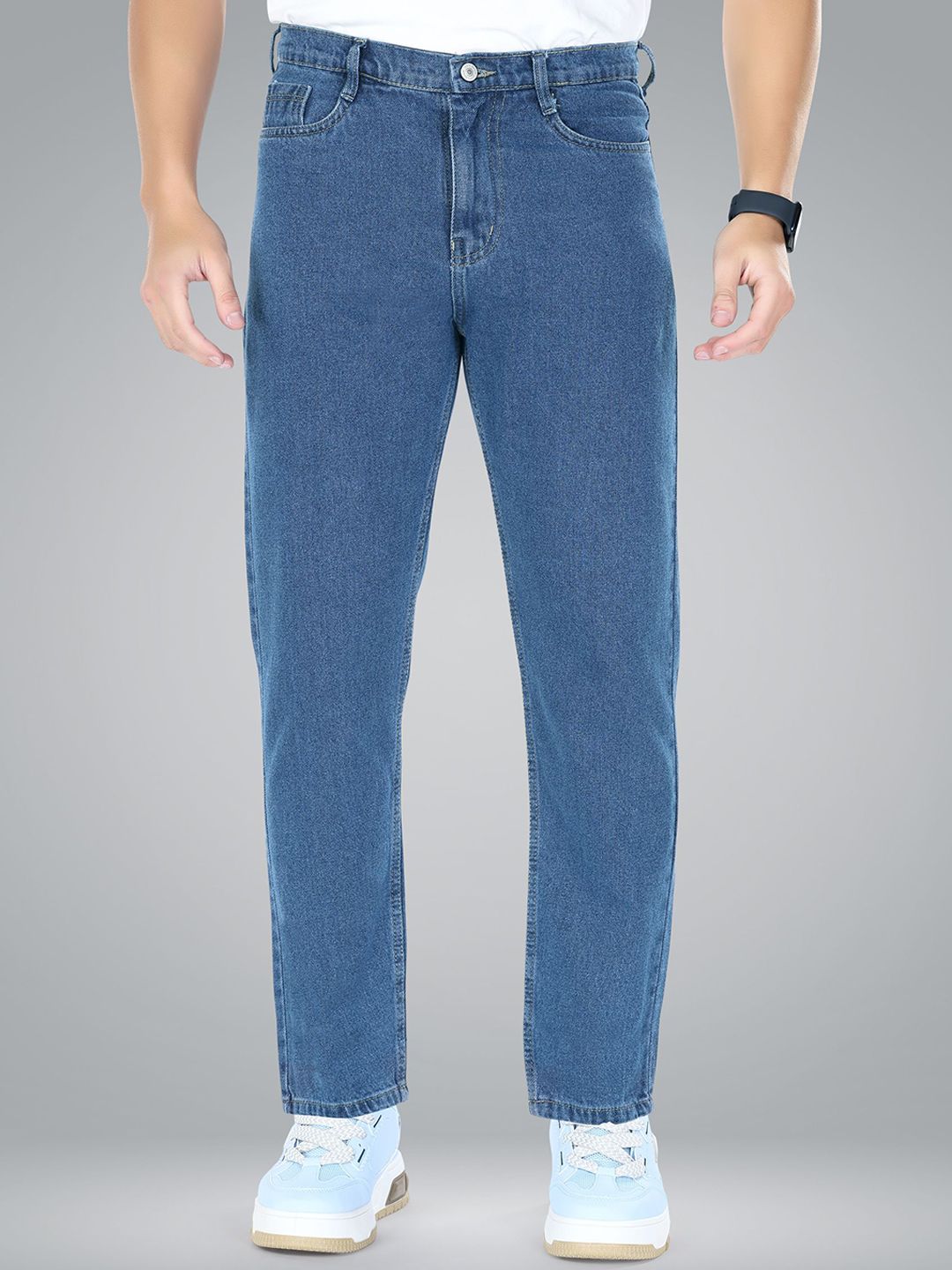 me Queen Men Straight Fit Mid-Rise Jeans
