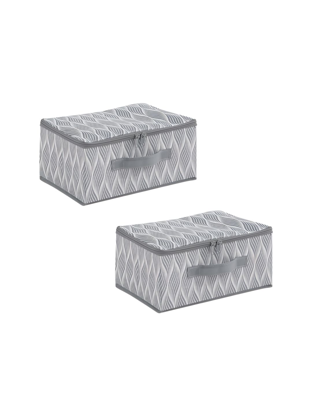 HOKIPO Grey Set of 2 Super Strong Multi-Utility Organisers
