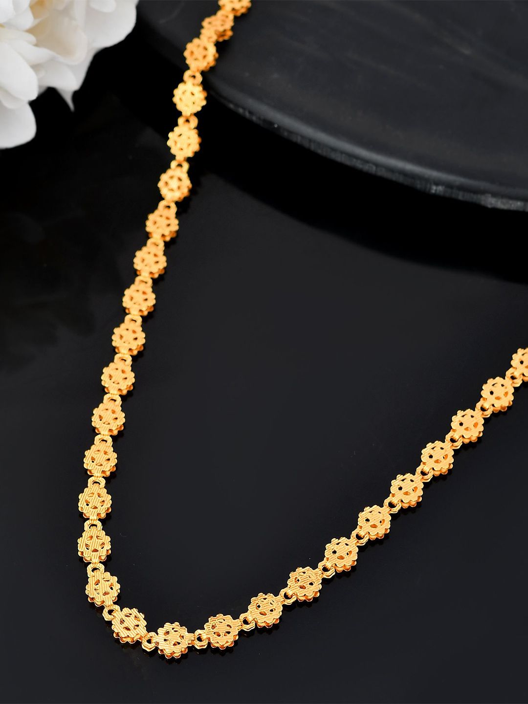 Buy VOJ Brass Gold-Plated Chain - Necklace and Chains for Women