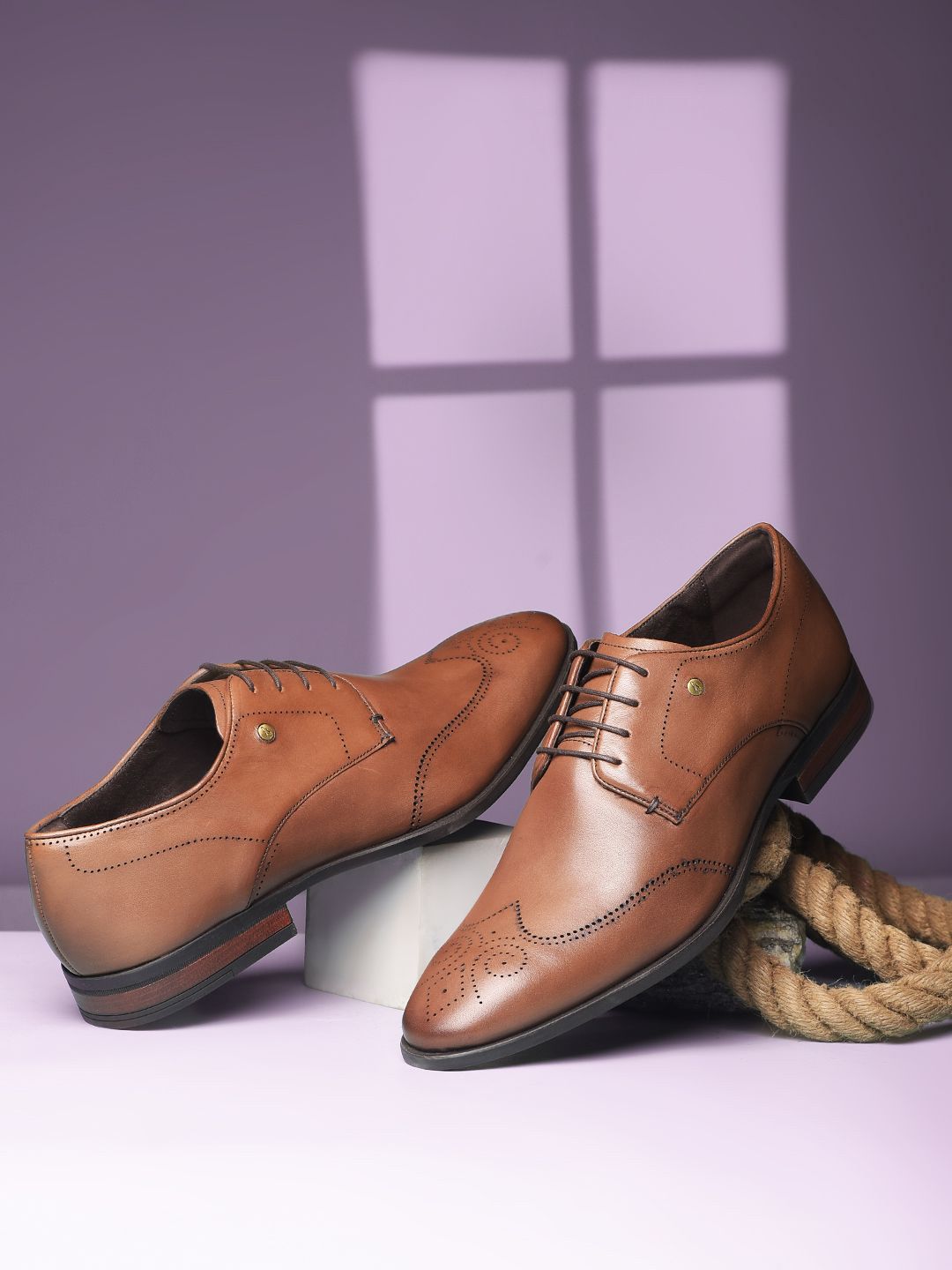 Hush Puppies Men Lace Up Formal Derby Shoes