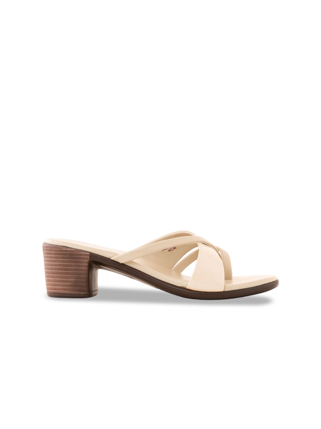 Khadims Women Open Toe Block Heel Sandals