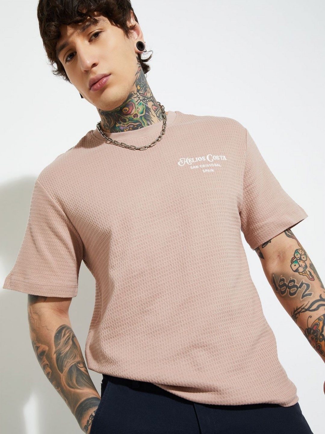max Typography Printed Pure Cotton T-shirt