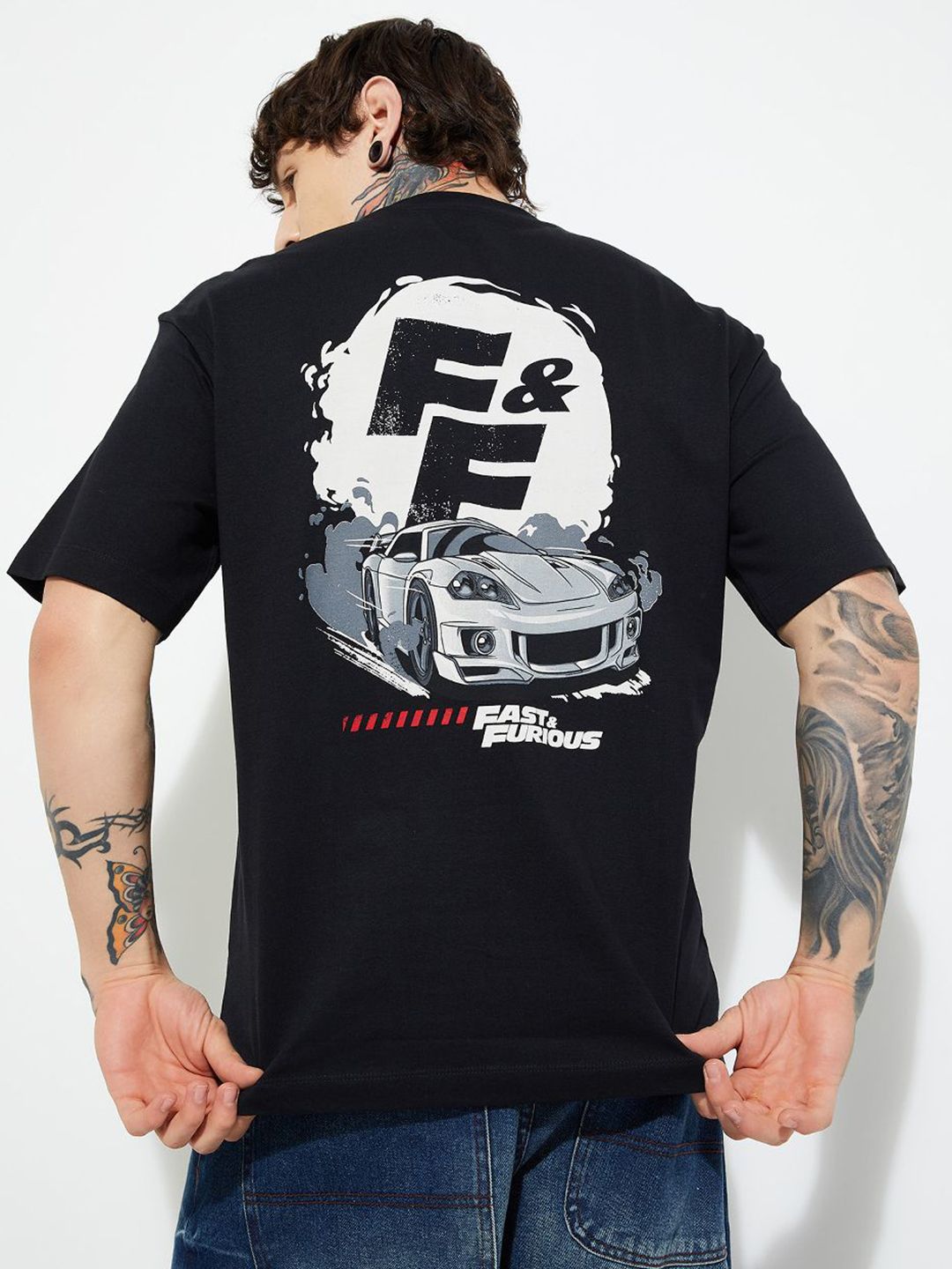 max Graphic Printed Pure Cotton T-shirt