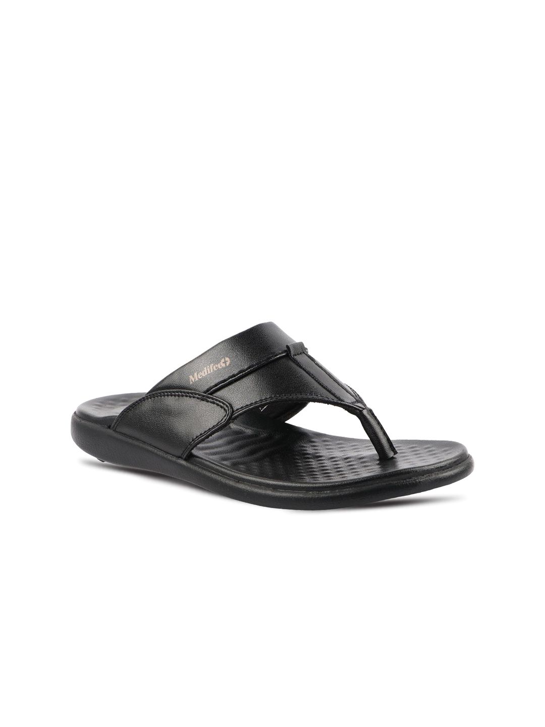 MEDIFEET Men Solid Thong Flip-Flops