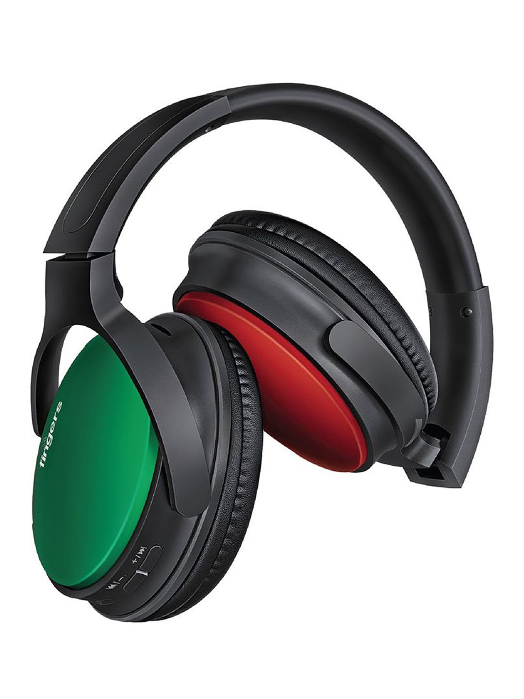 Fingers Sugar-N-Spice B3 Wireless Dual Tone On-Ear Headset,12H Playtime TWS Pairing FM AUX