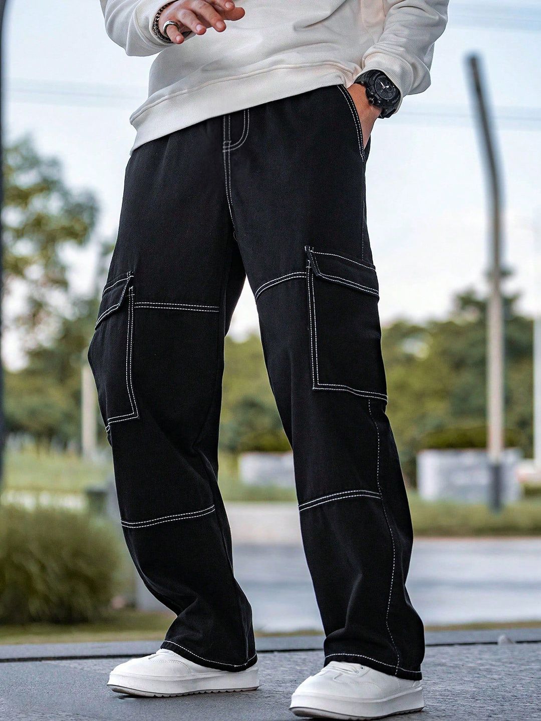 R.Code by The Roadster Life Co. Men High-Rise Stretchable Jeans