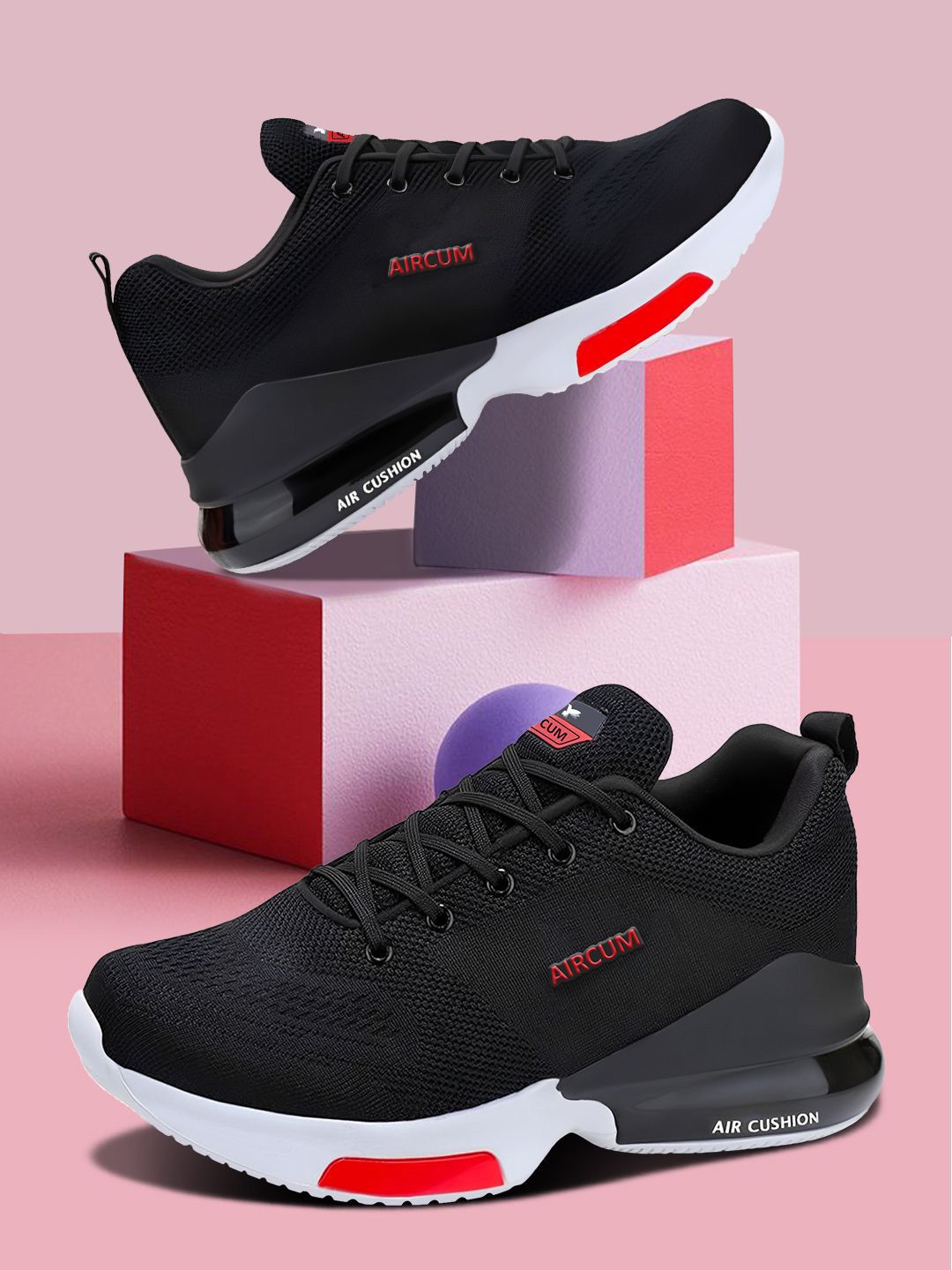 Aircum Men Mesh Walking Non-Marking Shoes