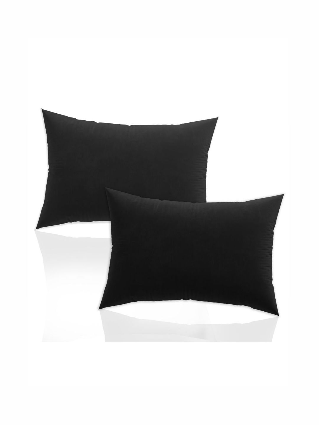 Aura Black 2 Pieces Microfiber Ultra Soft Pillows