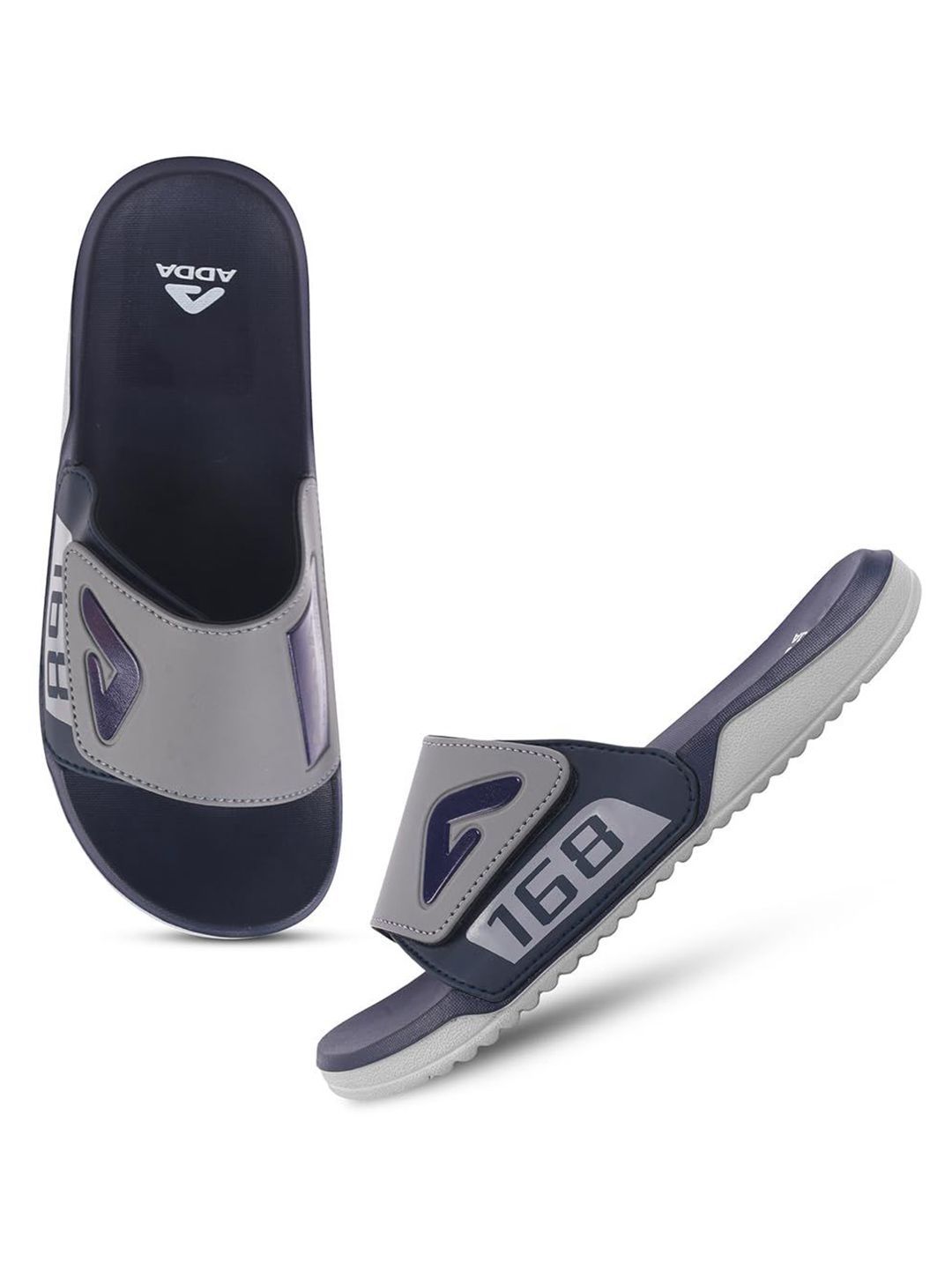 Adda Men Printed Rubber Sliders