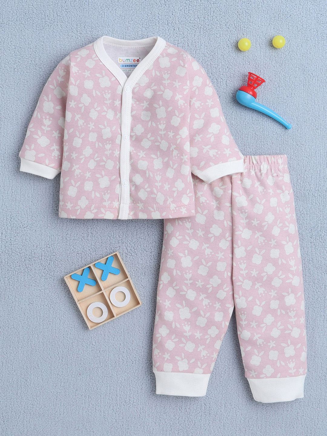 BUMZEE Girls Printed Pyjamas