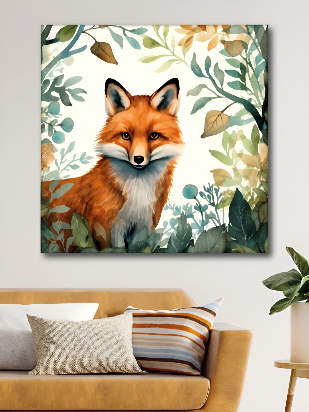 Myntra Elegant Homes Canvas Floral and Botanical Wall Paintings