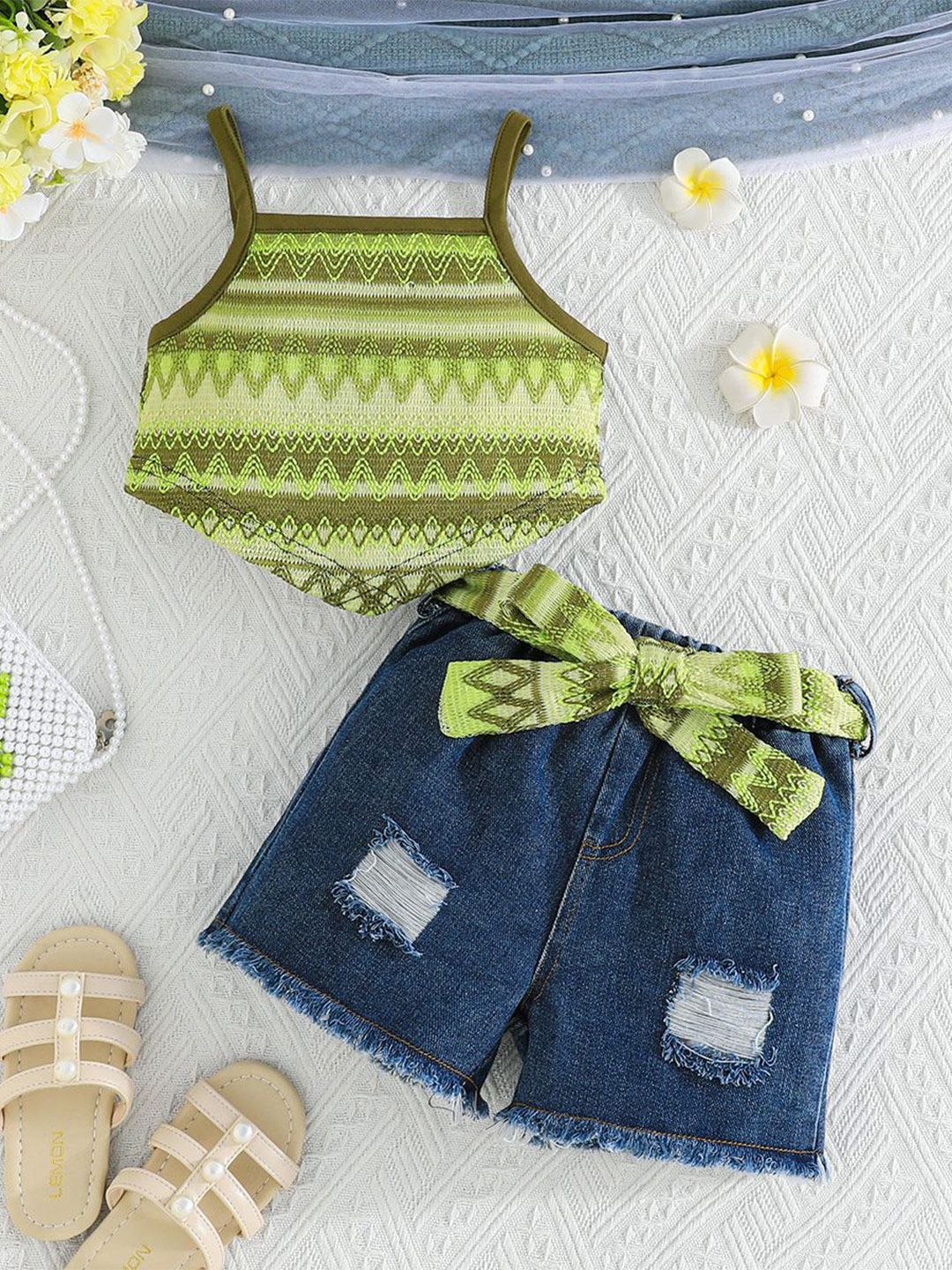 StyleCast x Revolte Girls Printed Top with Shorts