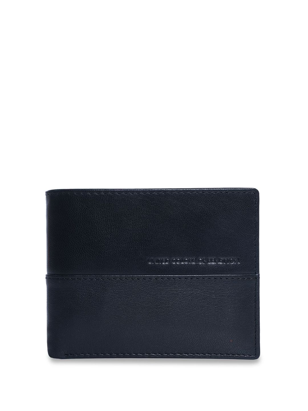 United Colors of Benetton Men Leather Two Fold Wallet