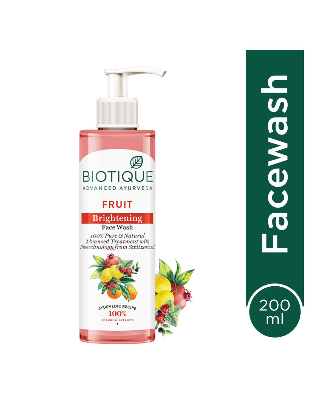 Biotique Biotique Pure & Natural Fruit Brightening Face Wash - 200 ml