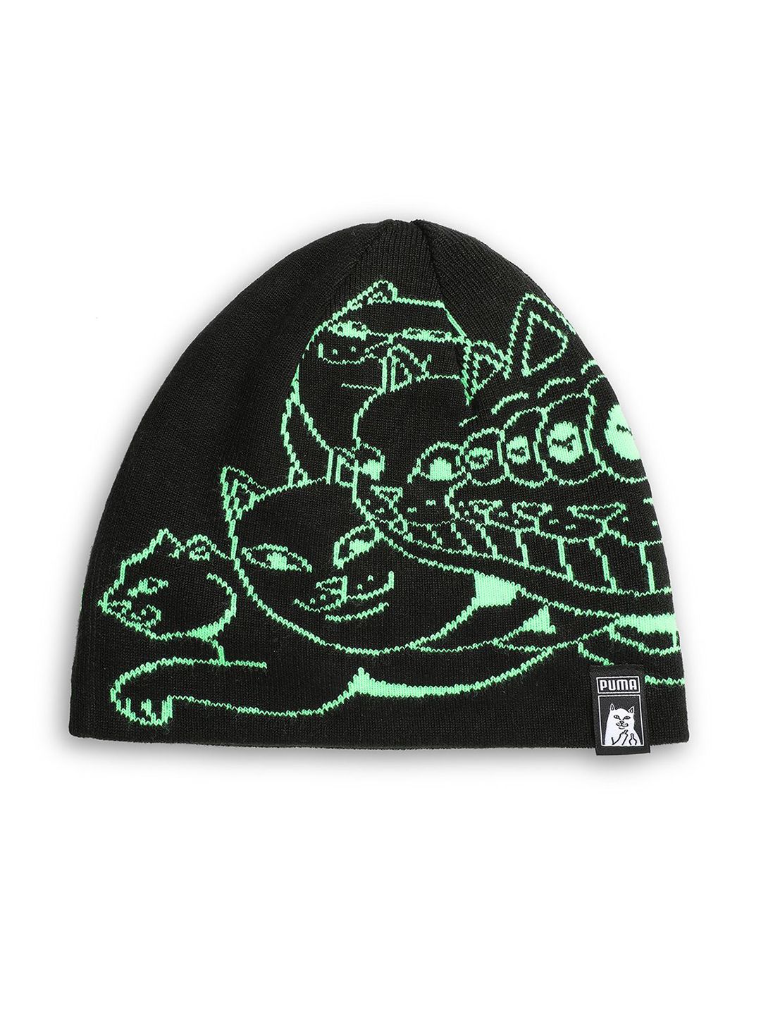 Buy Puma RIPNDIP Reversible Skull Beanie - Caps for Unisex