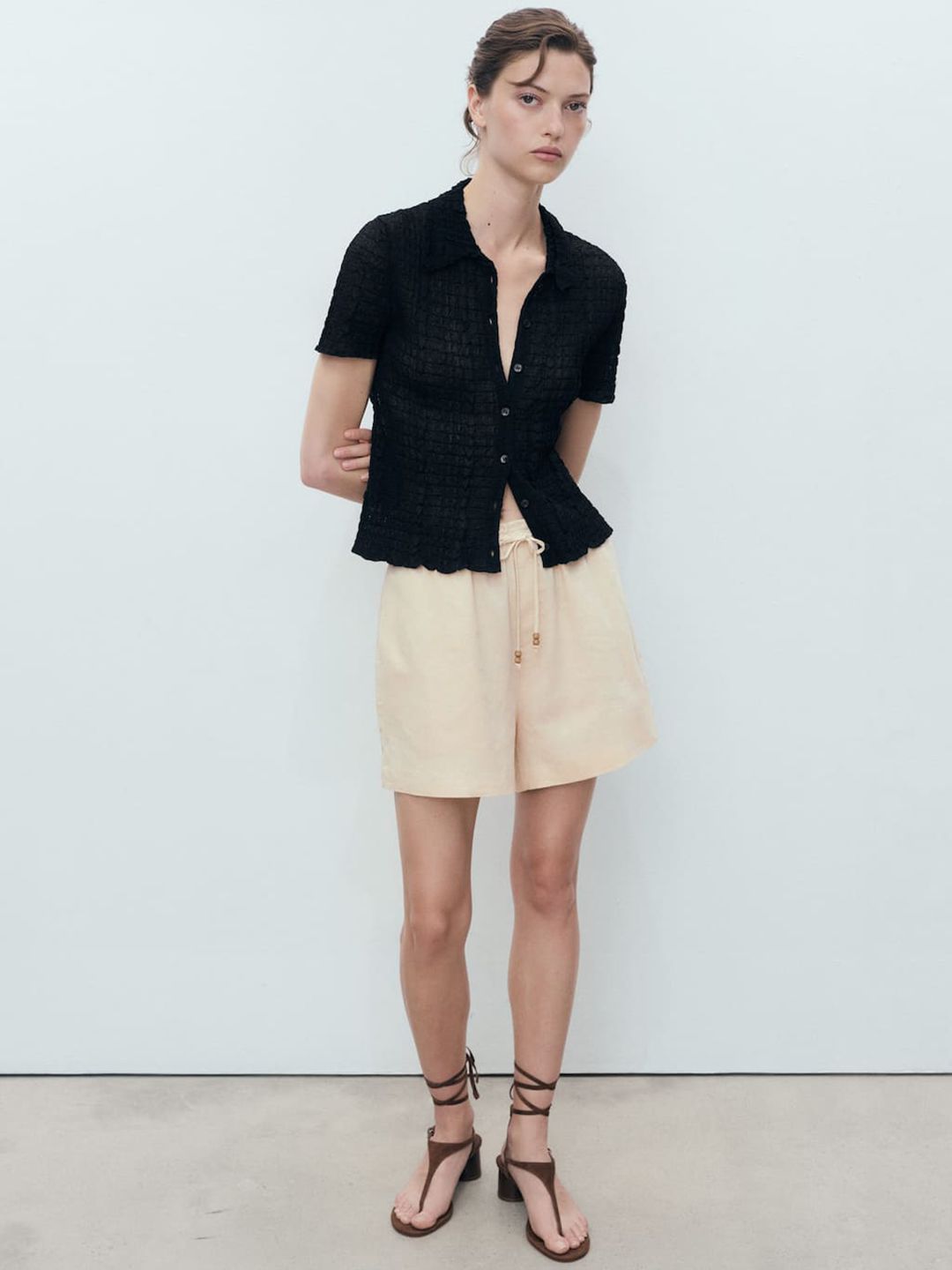 Linen Regular Shorts