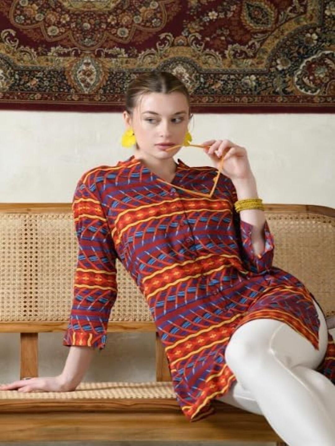 Saraj Saraj Women Print Top