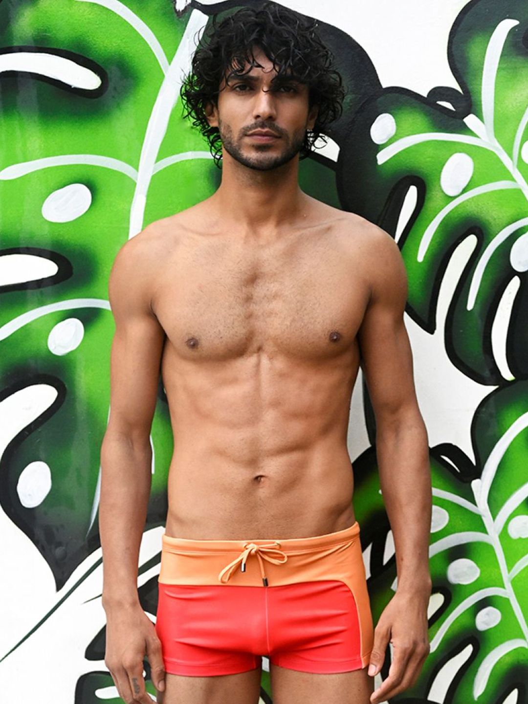 TROVE - 365 Days of Summer
Colorblock Swim Trunks with Sun Out Gradient