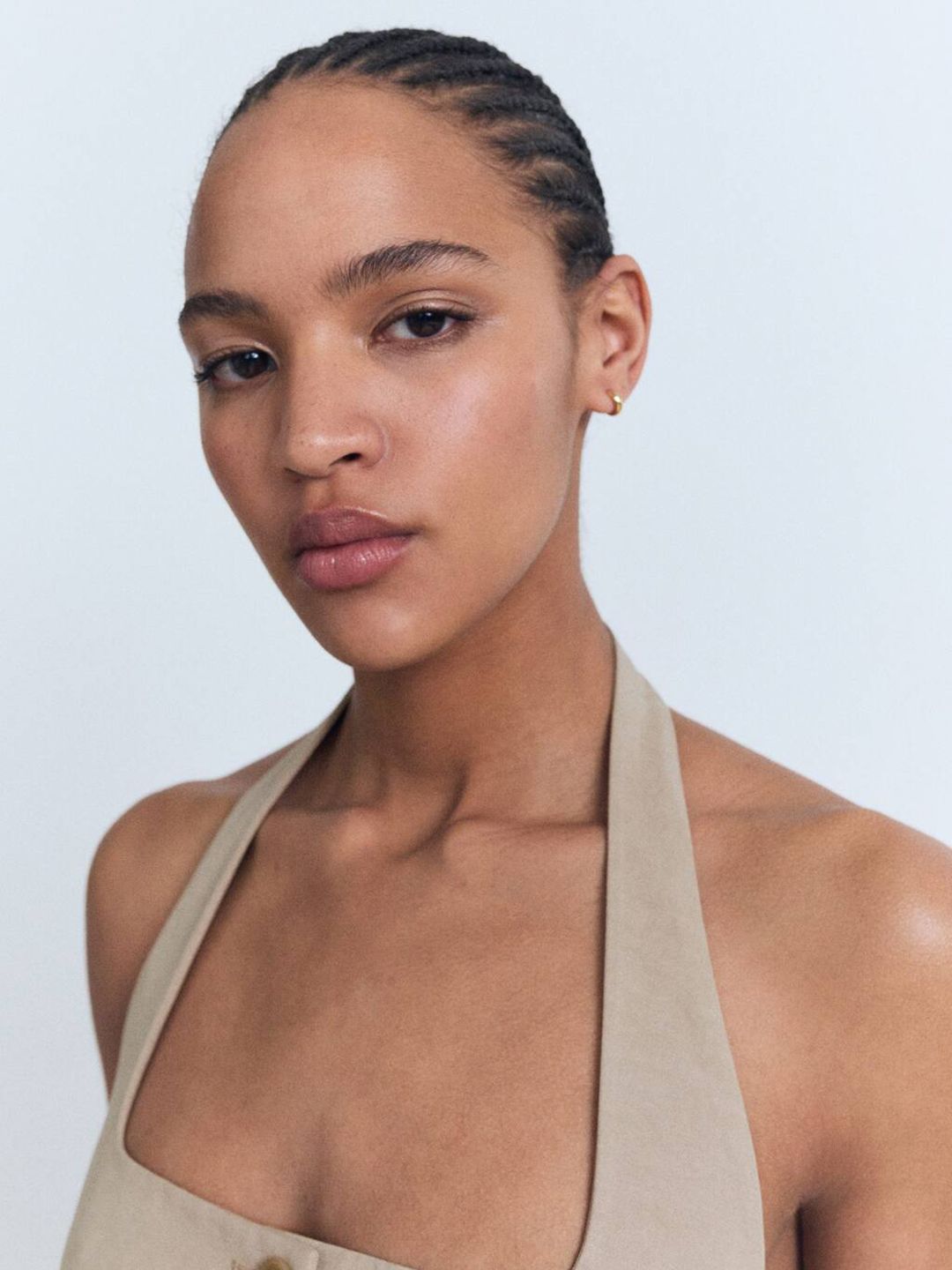 Single-Breasted Halter Neck Waistcoat