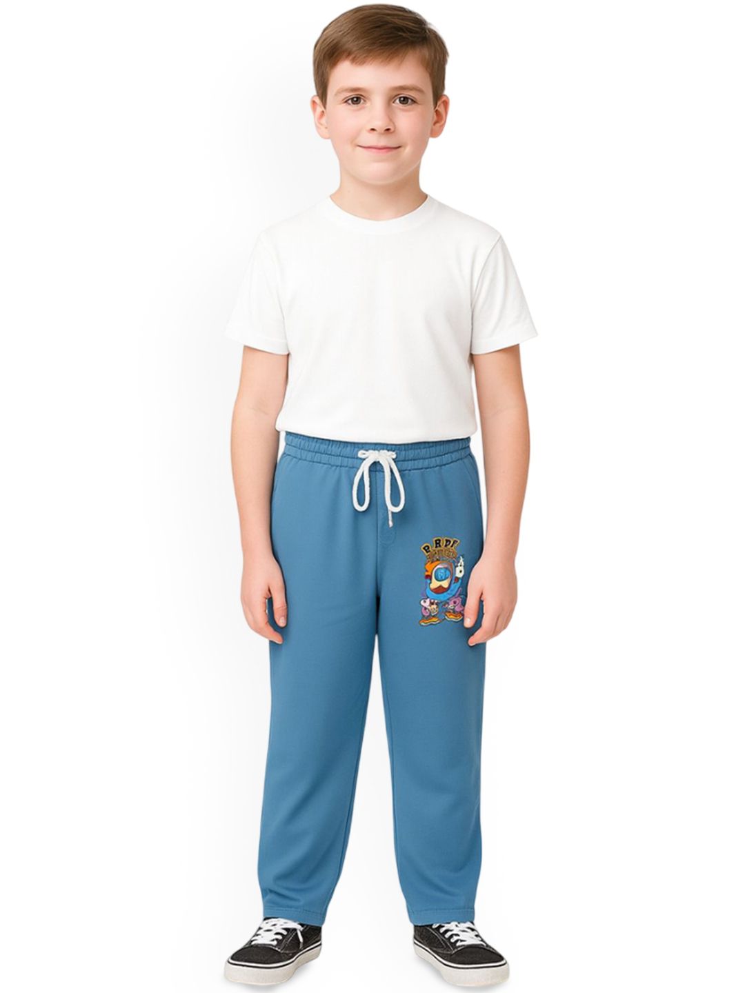 PARYAG Boys Pack Of 2 Printed Antimicrobial Track Pants
