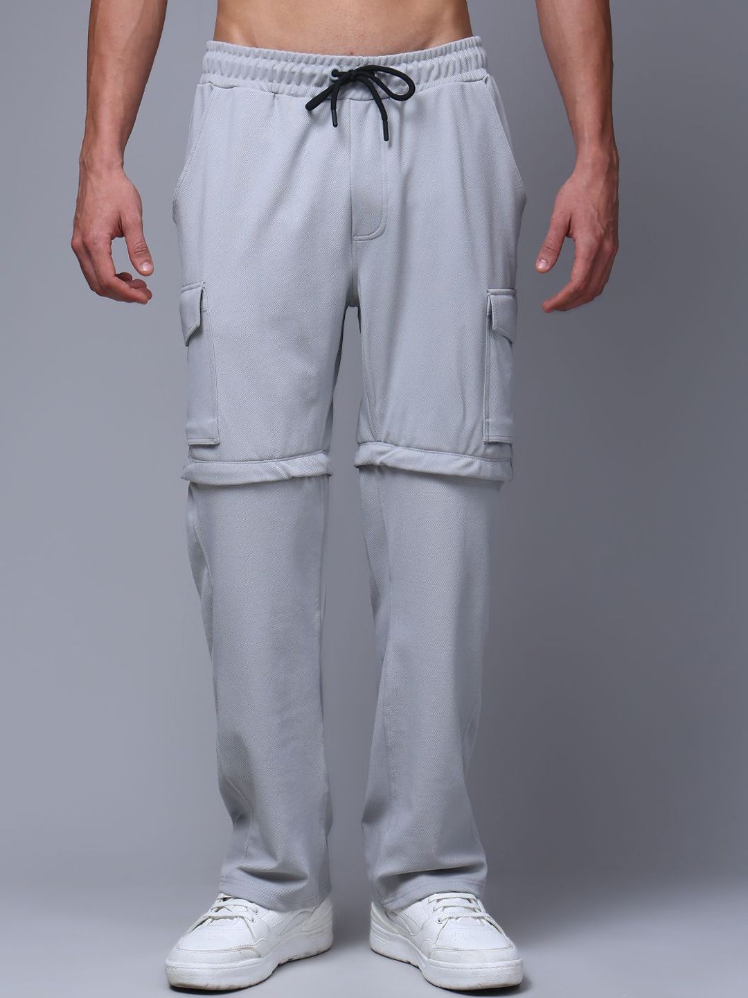 MADSTO Men Straight Fit Detachable Trackpants