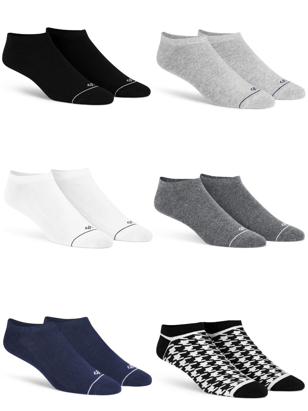 Dynamocks Unisex Pack Of 6 Ankle Length Socks