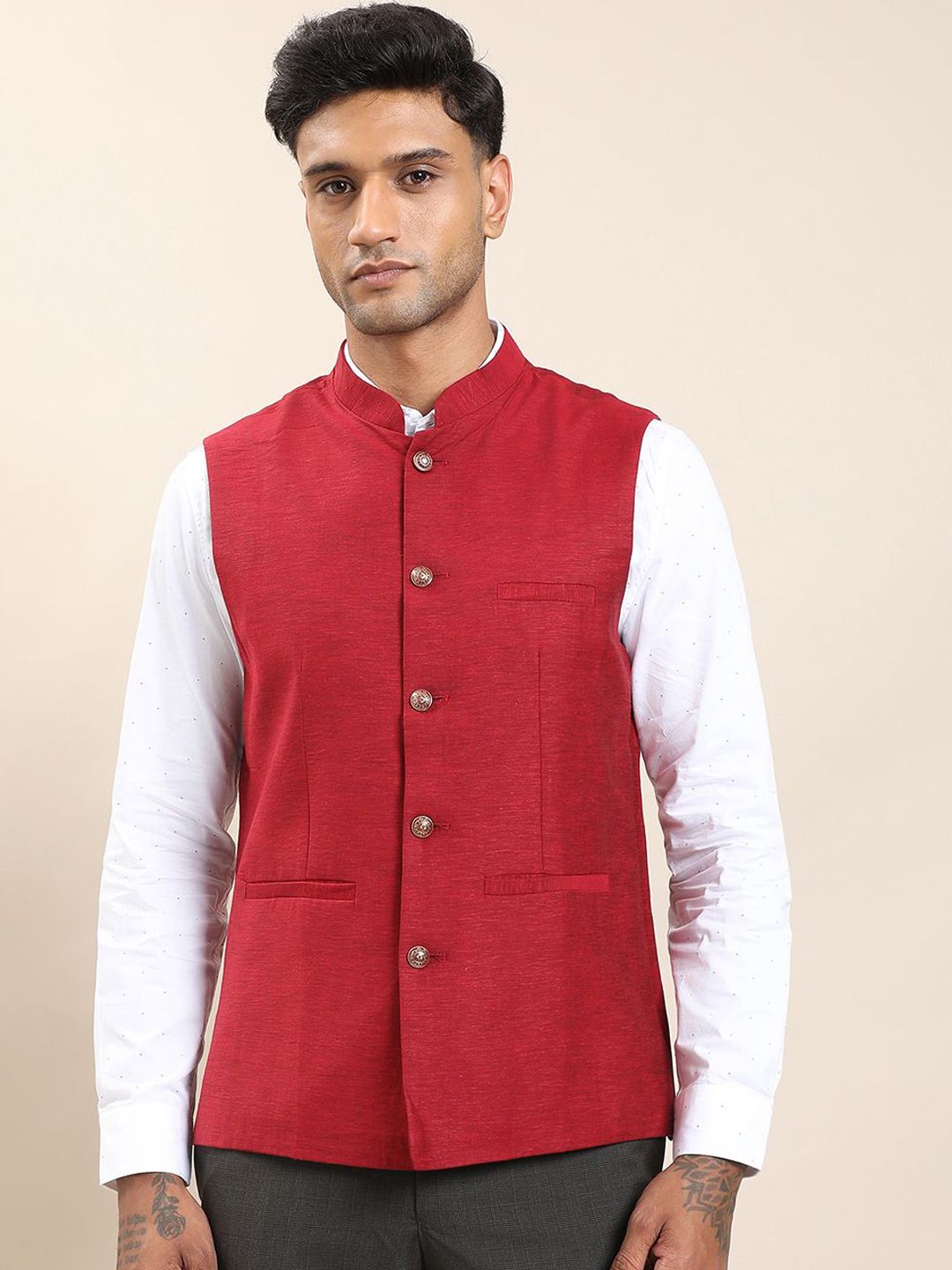 Turtle Slim Fit Nehru Jacket