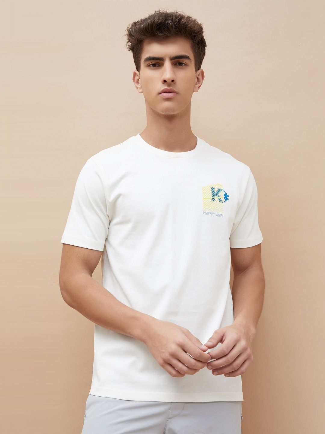 Kappa Men Graphic Printed Cotton T-shirt