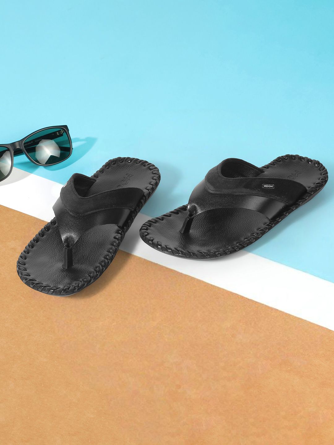Mochi Men Self Design Thong Flip-Flops