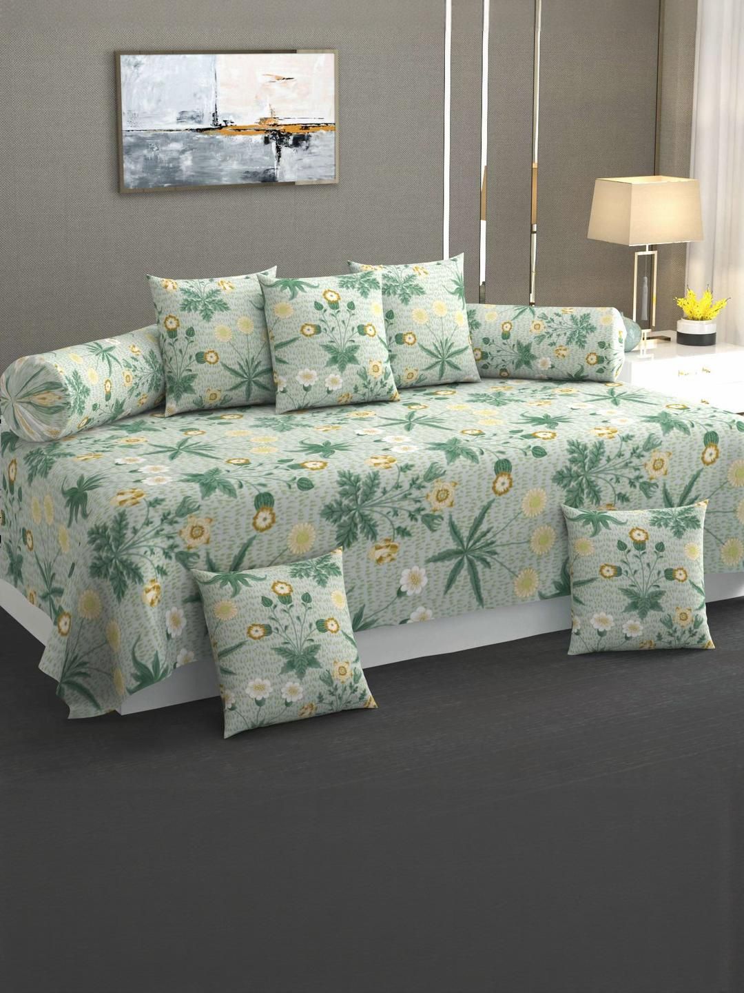 HIYANSHI HOME FURNISHING Cotton Diwan Set