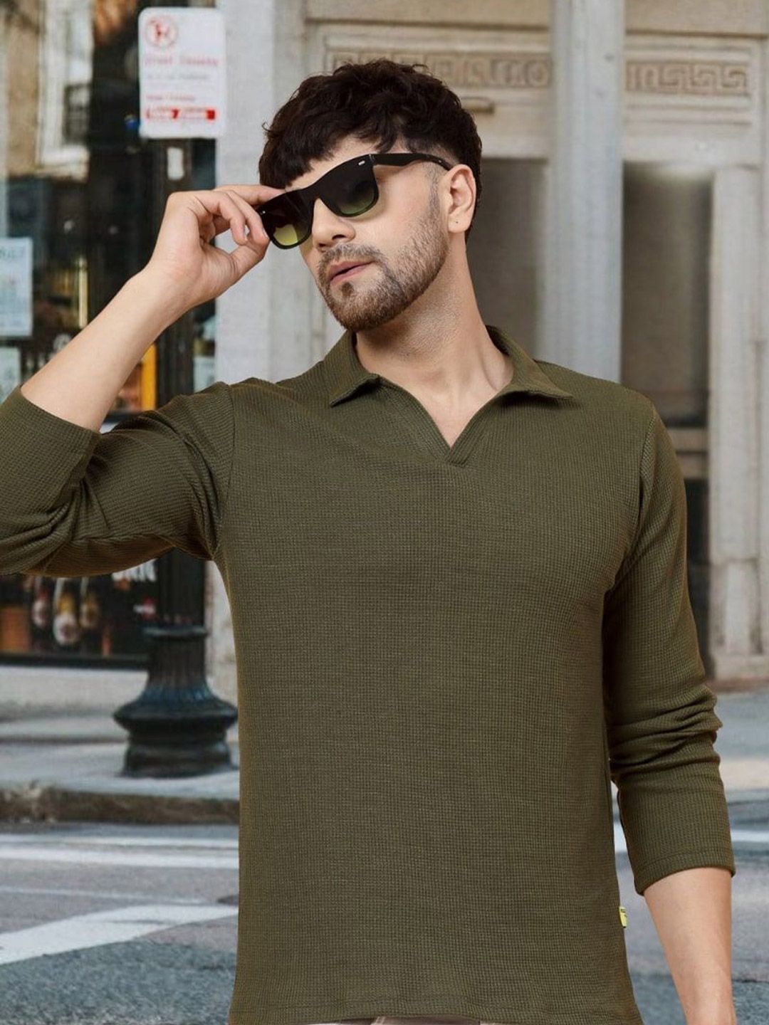 Rigo Polo Collar Pure Cotton T-shirt