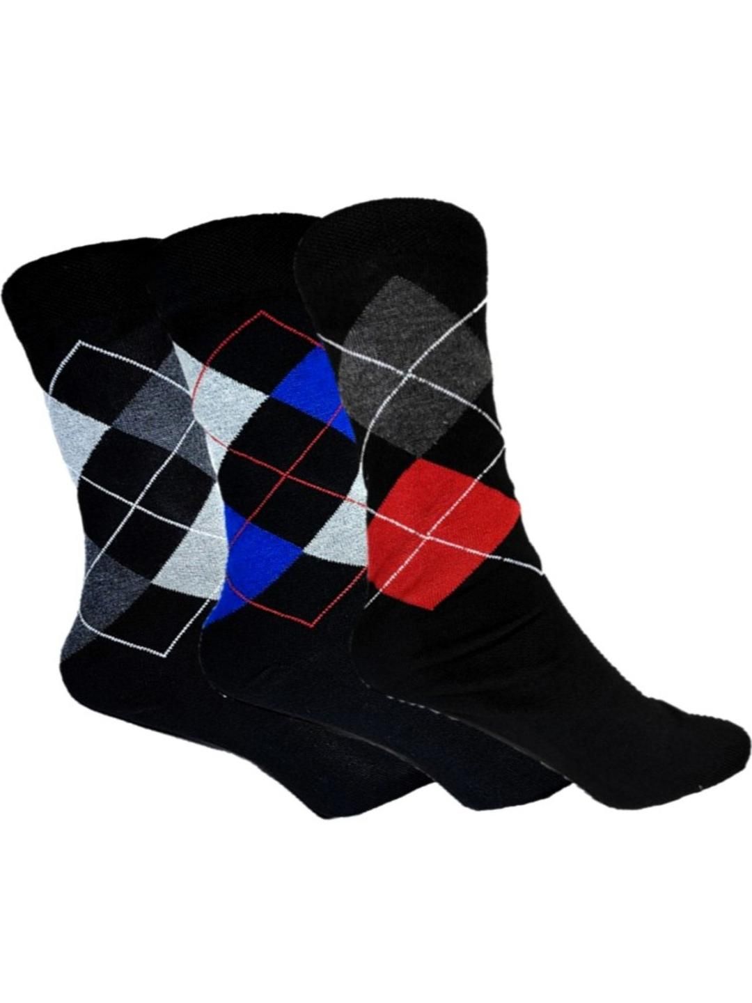 VOICI Pack of 3 Calf Length Formal Socks