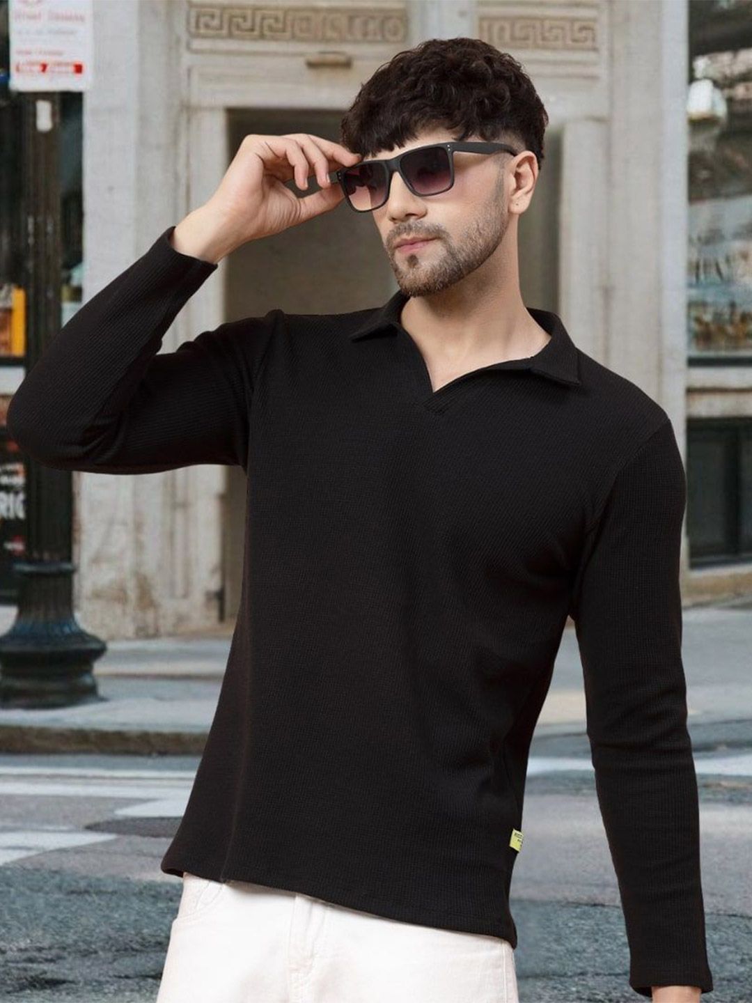 Rigo Polo Collar Pure Cotton T-shirt