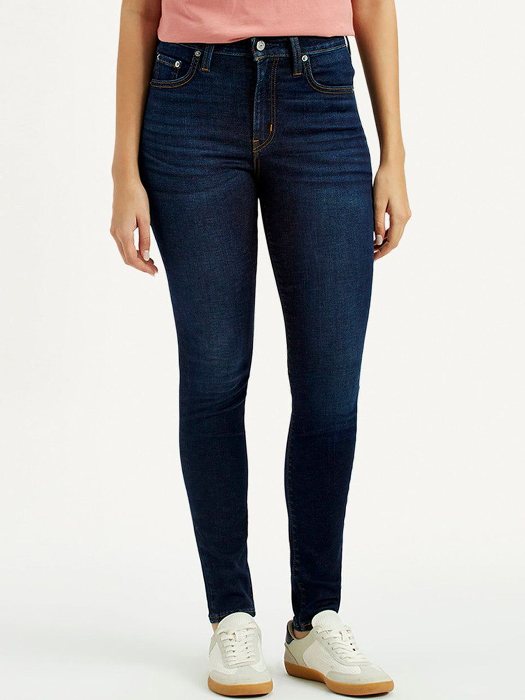 721 Dark Indigo Skinny Fit High Rise Jeans