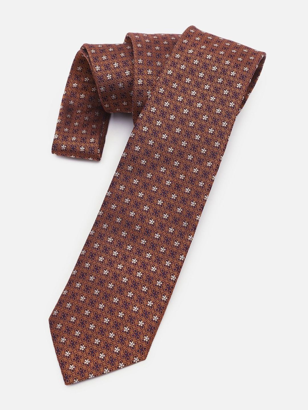 Van Heusen Men Embroidered Skinny Tie