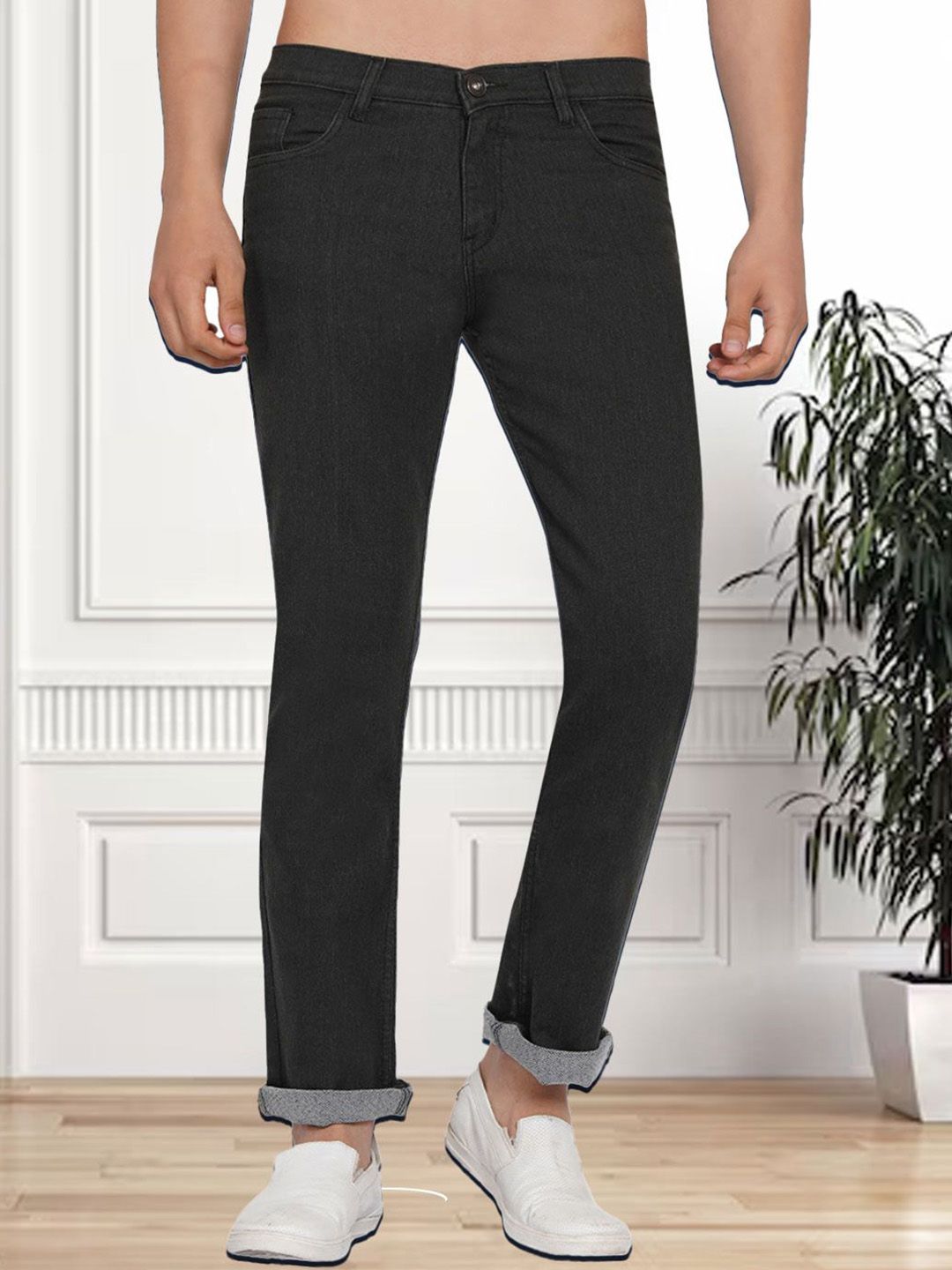 Dais Men Slim Fit Mid-Rise Stretchable Jeans