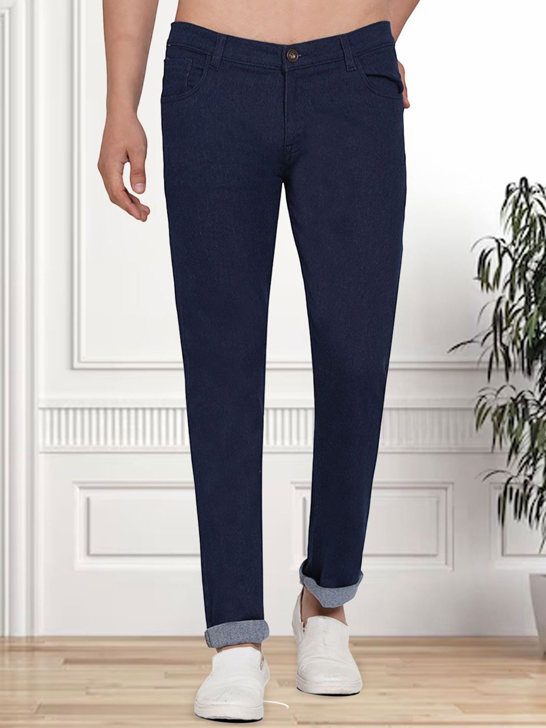 Dais Men Slim Fit Mid-Rise Jeans