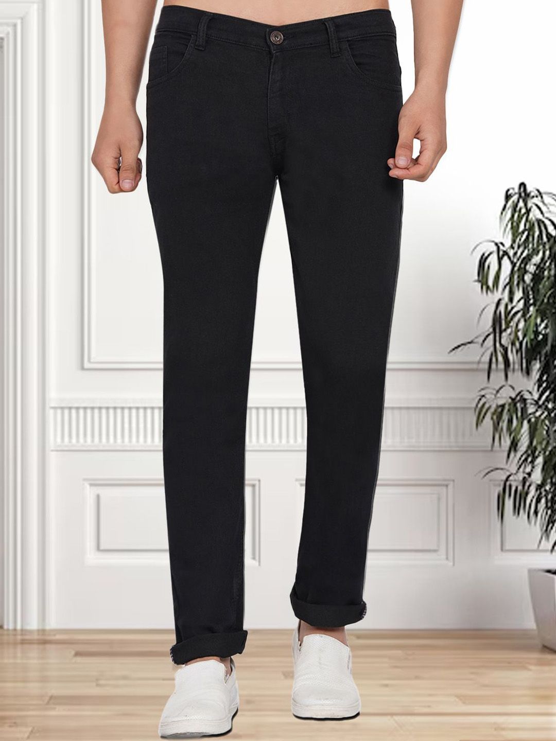 Dais Men Slim Fit Mid-Rise Stretchable Jeans