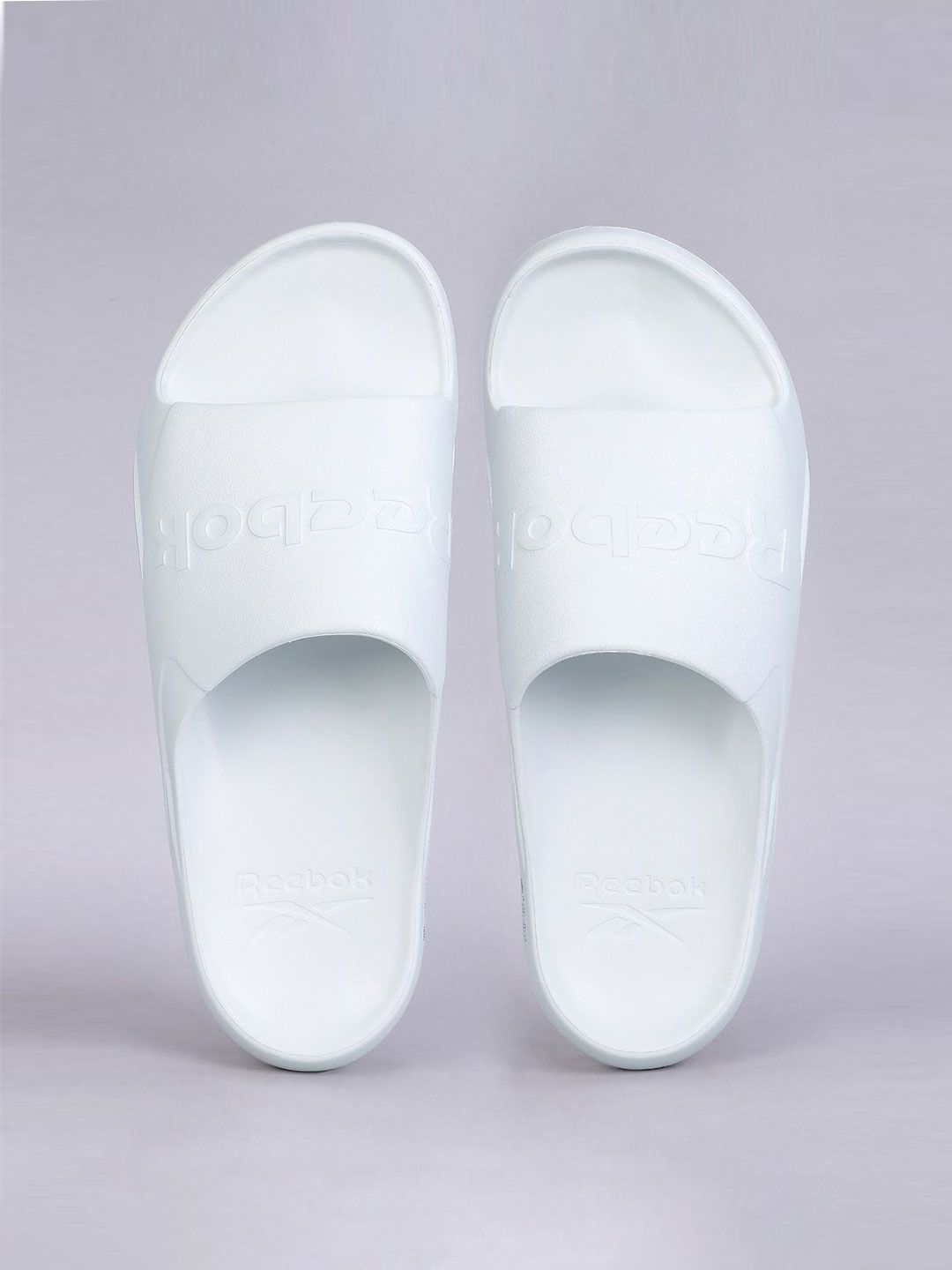 Reebok Men Logo Detail Casual Sliders